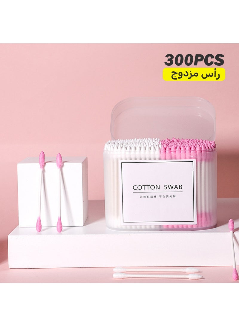 Boxed Two Headed Cotton Swabs Disposable Makeup Cotton Swabs For Ears Cotton Swabs Round Pointed Tampon Swabs - Image 1